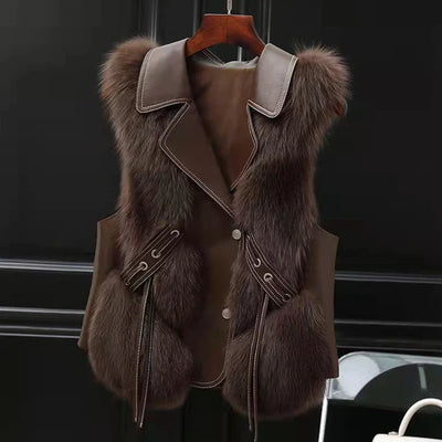 Lucia Fur Vest